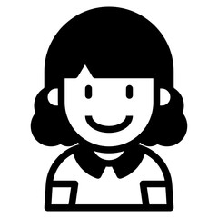 kid glyph icon