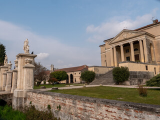Fototapeta na wymiar Country residence of the nobility in Dueville Veneto Italy