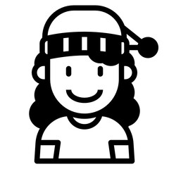 kid glyph icon