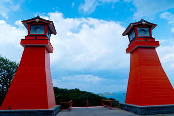 海が見える神社／福徳稲荷神社