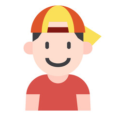 kid flat icon