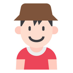 kid flat icon