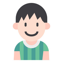kid flat icon