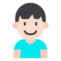 kid flat icon