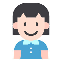 kid flat icon
