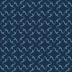 Fototapeta premium Seamless pattern with abstract shapes. Vector geometric background.