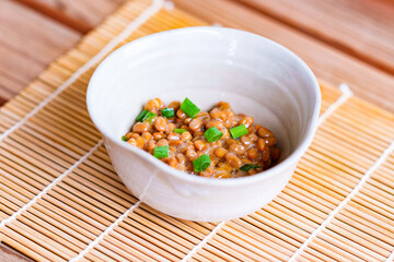 Japanese traditional healthy food Natto