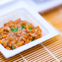 Japanese traditional healthy food Natto