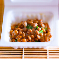 Japanese traditional healthy food Natto