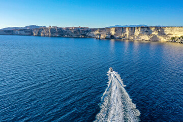 Navigation vers Bonifacio