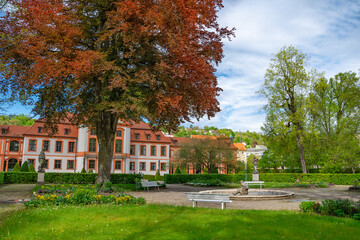 city ​​park in the city of eichstätt. Sommerresidenz Eichstätt