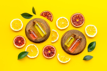 Beauty care serum with vitamin c and citrus