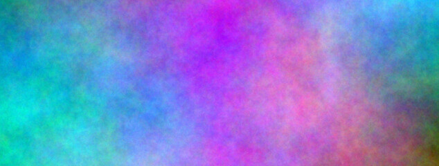 Sky blue to purple. Banner abstract background. Blurry color spectrum, texture background. Rainbow colors. Vivid colors spectrum background.