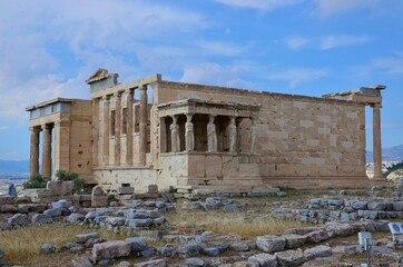 Naklejka premium Karyatide Akropolis Athen Griechenland 