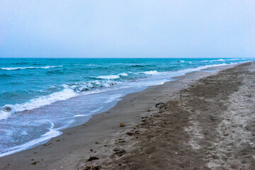 Popovka Beach on Black sea.