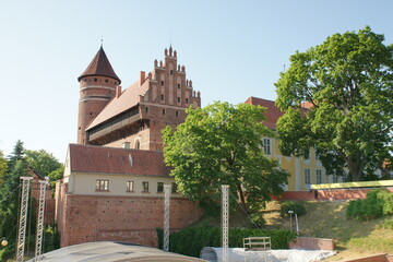 Olsztyn. Zamek Kapituły Warmińskiej. Polska - Mazury - Warmia.