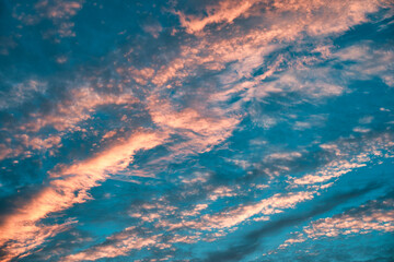 夕暮れの空