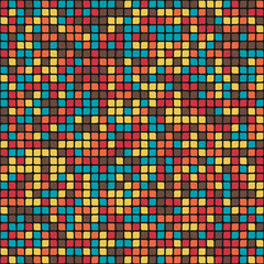 Abstract Geometric Pattern generative computational art illustration