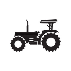 agriculture tractor vehicle vector illustration design