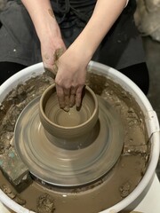 hands of a potter