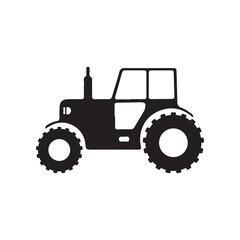 tractor vehicle transportation vector illustration design