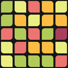 Abstract Geometric Pattern generative computational art illustration