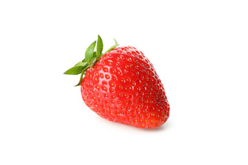 Fresh tasty strawberry isolated on white background