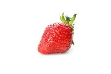 Fresh tasty strawberry isolated on white background