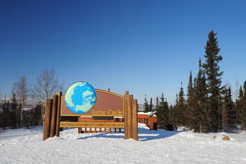 Foto op Plexiglas arctic circle winter © porbital