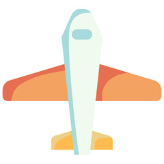 airplane flat icon