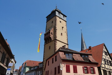 Fototapeta premium Bayersturm in Lohr am Main