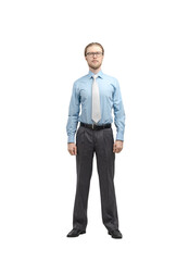 full body one businessman