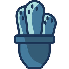 cactus two tone icon
