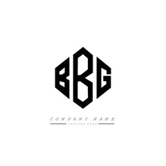 BBG letter logo design with polygon shape. BBG polygon logo monogram. BBG cube logo design. BBG hexagon vector logo template white and black colors. BBG monogram, BBG business and real estate logo. 