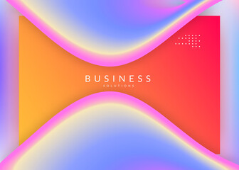 Landing page with liquid dynamic elements and fluid shapes.