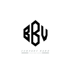 BBV letter logo design with polygon shape. BBV polygon logo monogram. BBV cube logo design. BBV hexagon vector logo template white and black colors. BBV monogram, BBV business and real estate logo. 