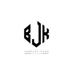 BJK letter logo design with polygon shape. BJK polygon logo monogram. BJK cube logo design. BJK hexagon vector logo template white and black colors. BJK monogram, BJK business and real estate logo. 