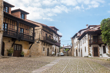 beautiful streets of santillana del mar, Spain