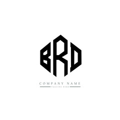 BRD letter logo design with polygon shape. BRD polygon logo monogram. BRD cube logo design. BRD hexagon vector logo template white and black colors. BRD monogram, BRD business and real estate logo. 