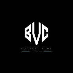 Fototapeta na wymiar BVC letter logo design with polygon shape. BVC polygon logo monogram. BVC cube logo design. BVC hexagon vector logo template white and black colors. BVC monogram, BVC business and real estate logo. 