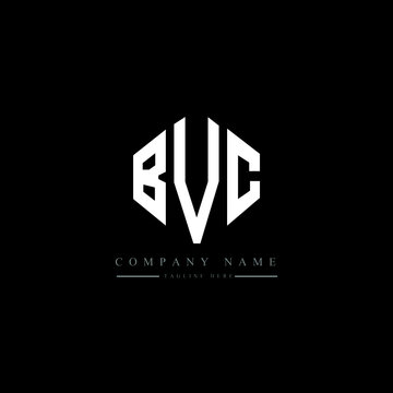 BVC letter logo design with polygon shape. BVC polygon logo monogram. BVC cube logo design. BVC hexagon vector logo template white and black colors. BVC monogram, BVC business and real estate logo. 
