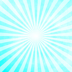 Blue and white Sunburst Pattern Background. Rays. Sunburst background. Blue and white radial background.
