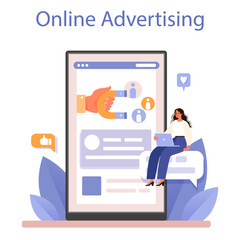 CRM, customer relationship management online service or platform.