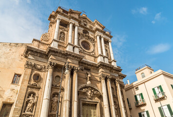 Parish Church of Santa Maria della Pieta in Palermo, Sicily, Italy