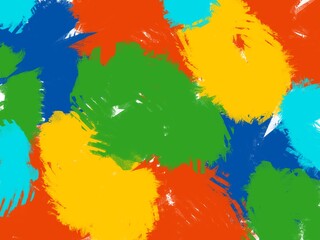 Texture paint colourful background. Digital art illustration