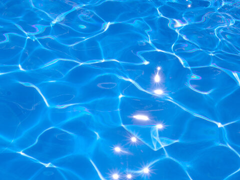 Swimming pool surface abstract background