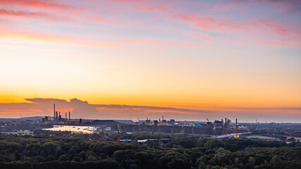 Panorama über Duisburg und Moers © Marcus Retkowietz