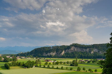 Naklejka premium landscape of region country