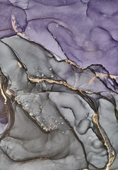 Alcohol ink art.Mixing liquid paints. Modern, abstract colorful background, wallpaper. Marble texture.Translucent colors