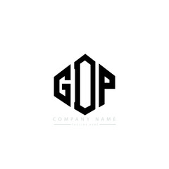 GDP letter logo design with polygon shape. GDP polygon logo monogram. GDP cube logo design. GDP hexagon vector logo template white and black colors. GDP monogram, GDP business and real estate logo. 